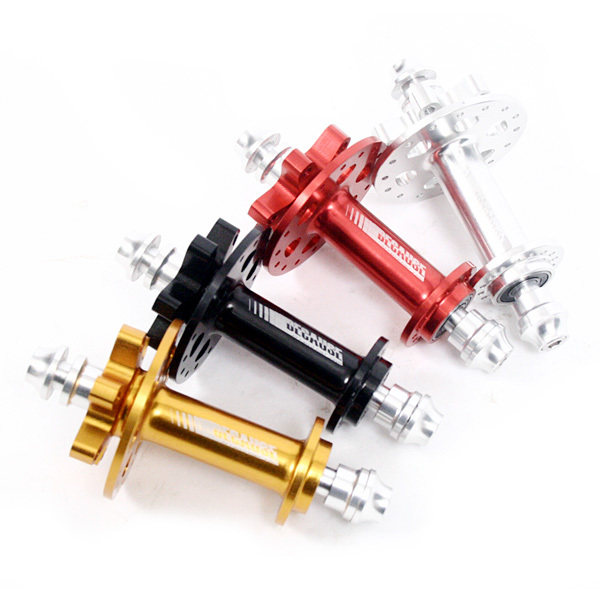 BECAUSE前碟刹花鼓28孔32孔攀爬自行车配件neon born