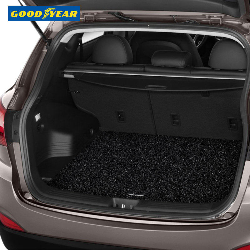 固特异汽车后备箱垫丝圈尾箱垫子适用于宝马奥迪大众丰田特斯拉