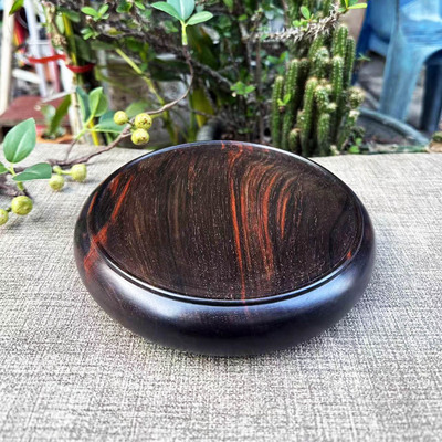 大红酸枝木黑飘红底座整木交趾黄檀红木摆件工艺礼品收藏实拍