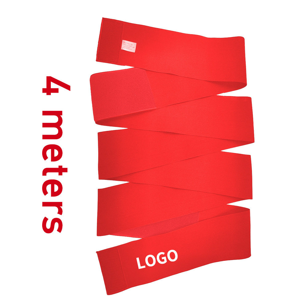 HotPS直供运动腰部训练器收腰收腹腰封大红色收腹带tummy wrap