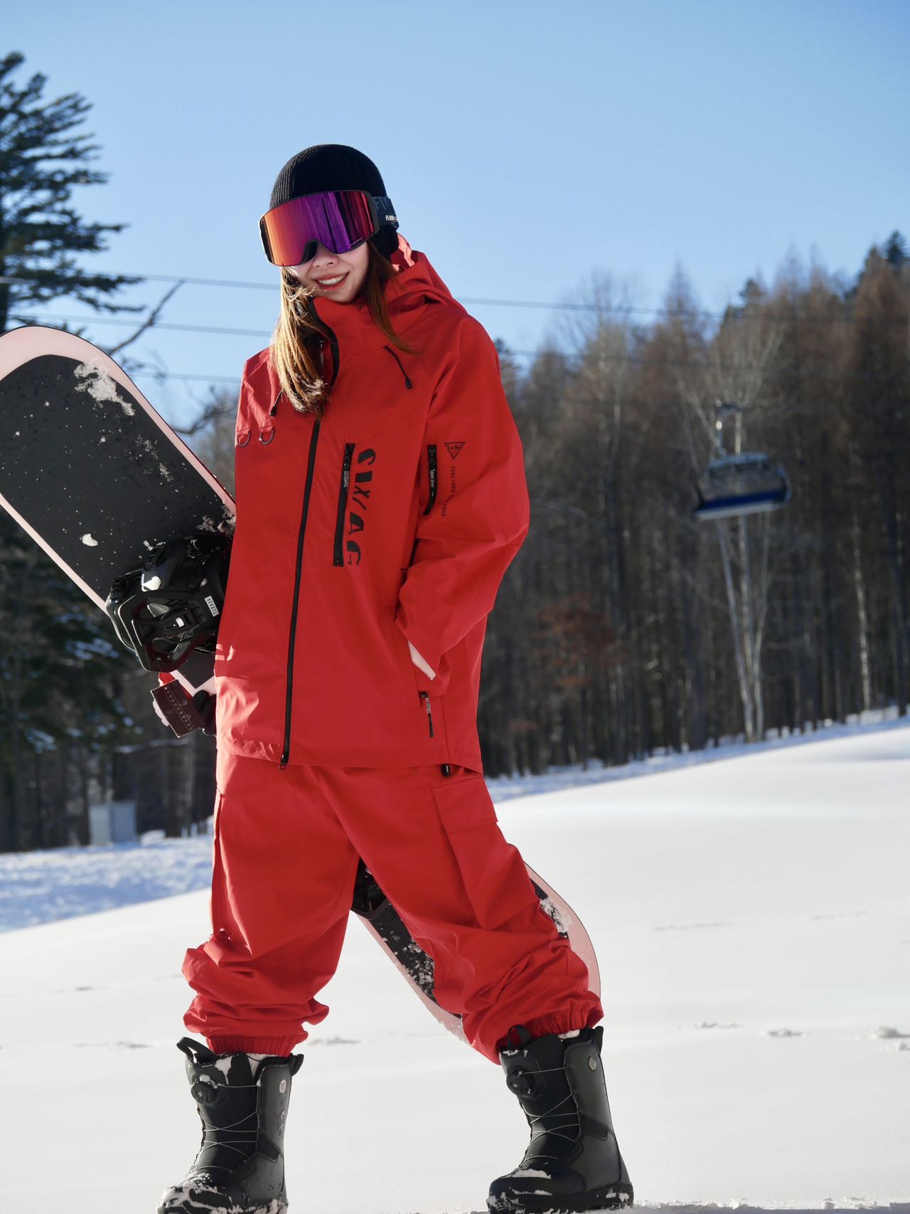 定制Swagli滑雪服女士单板双板专业防水滑雪服男士户外雪地滑雪套-封面