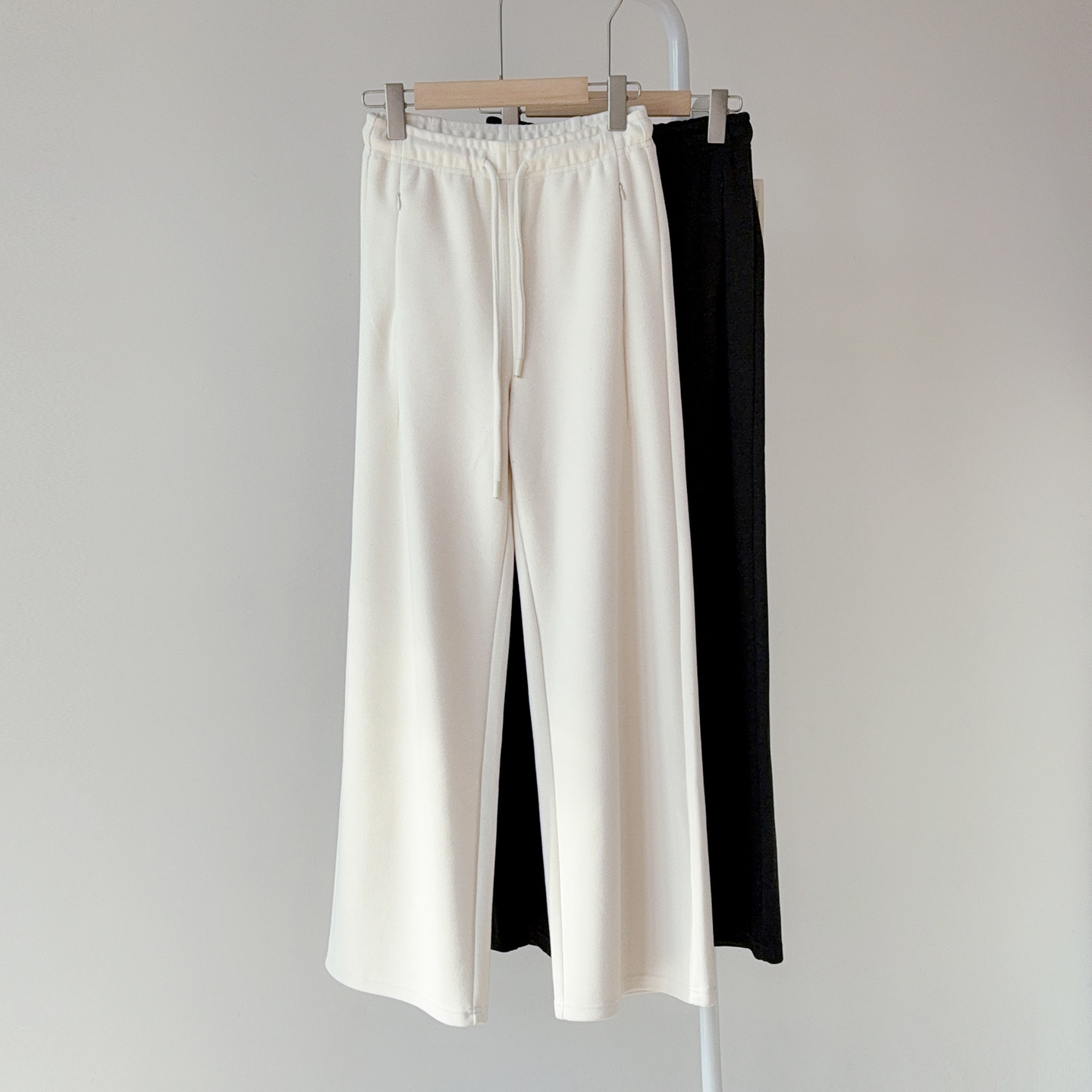 含羊驼绒 抽绳松紧腰隐形拉链兜直筒宽腿型休闲长裤女冬新款,女装/女士精品,休闲裤,淘宝优惠券,粉丝福利购,淘宝优惠卷