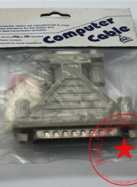 AT ADAPTOR 9孔转25针插头DB9F-DB25M 现货 未使用