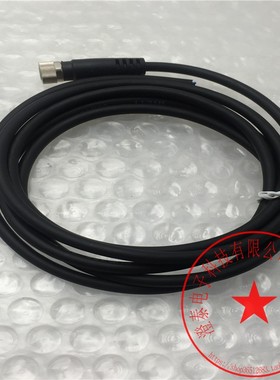 VELLEDQ 4孔母头直头出4线M8 PUR4C0.25.BK 1.2米 库存现货