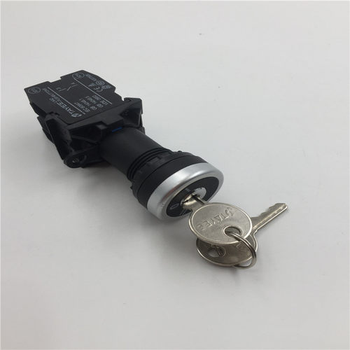 上海天逸22mm两档钥匙开关LA42Y2P  现货 实拍
