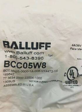 BCC05W8BCCM425-0000-1A-008-VX44T2-10巴鲁夫PNP带灯传感器线8米