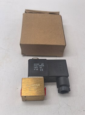 全新SBD电磁阀线圈 DC24V 6W G1/8 0-16BAR IP65 现货速发