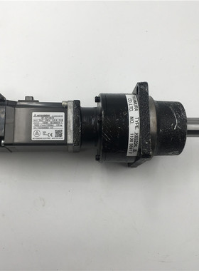拆机三菱100W伺服电机 马达HF-KP13G1K 减速机K6520KB 实物图现货