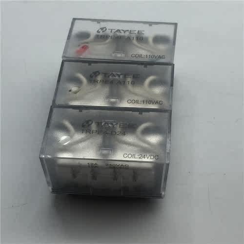 TAYEE天逸继电器TRPE4L-A110/TRPE4-A110/TRPE4-D24 现货 未使用