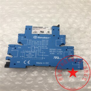 FINDER继电器模组93.01.7.024加继电器V23092 A301库存现货 A1024