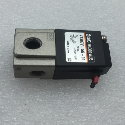 SMC电磁阀直动式底阀VT307V-5G-01 DC24V 功能完好 现货