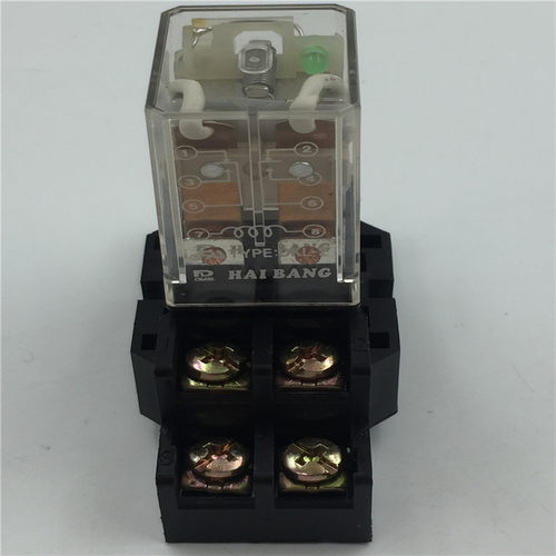 HAI BANG继电器DKL-2 DC24V+底座 功能完好 现货