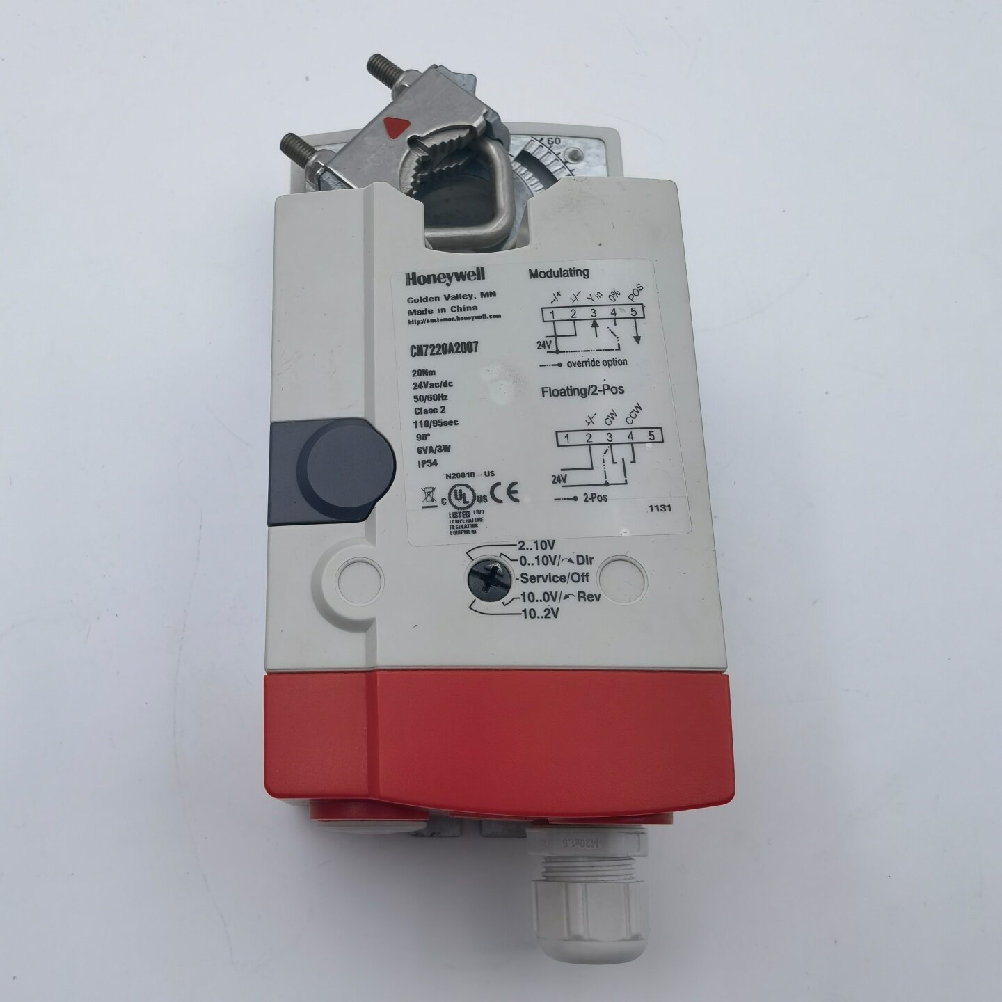 Honeywell/霍尼韦尔 CN7220A2007 全新原装电动执行器 24VAC/DC