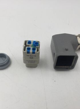 HARTING5芯航空插头母连接器09200042733 HAN 4A-F-QL机器人插头