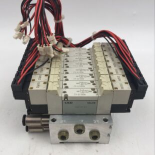 CKD电磁阀4GB129-E2电压DC24V,整套送底座,成色非常好,带插头线