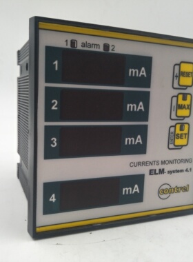 CONTREL四路电流表四路电流表ELM SYSTEM 4 .1