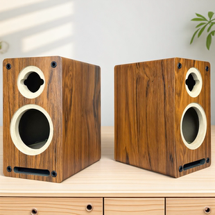 6.5寸音箱空箱体木质迷宫书架音响汽车喇叭DIY二分频空音箱低音壳