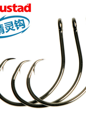 Mustad慕斯达幽灵钩精灵钩甲鱼鲶鱼黄颡钩嘎鱼钩39951大物弯嘴钩