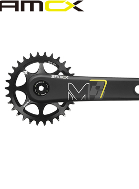 FOURIERS/富律业代理 SAMOX  M7 直锁式碳纤维山地中空牙盘曲柄组