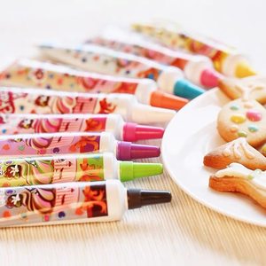 千言万语纯可可脂DIY彩色巧克力笔 写字笔 裱花笔食品写字笔 12色