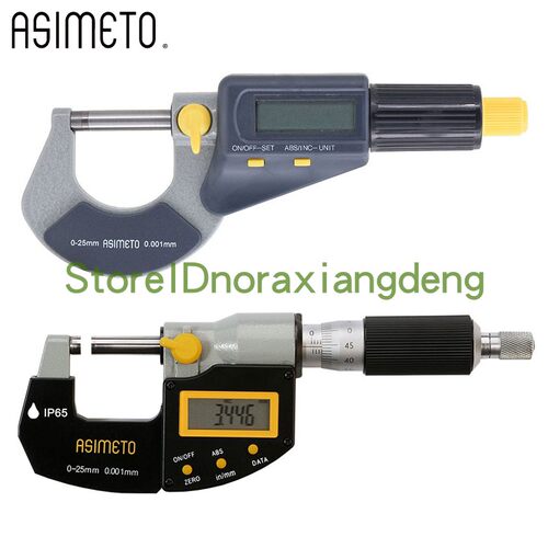德国安度ASIMETO电子数显外径千分尺0-25-50mm微米0.001测量仪器