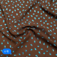 2026 summer faux silk double crepe chiffon fabric for half skirts, dresses, trousers, shirts, short sleeves and flowing fabrics thumbnail 6