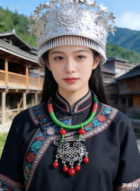 原创颈链出炉手工布艺项链民族风饰品珠珠项圈表演饰物丽江风人气