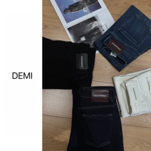 百搭高腰显瘦牛仔烟管裤 时尚 女F1219 新款 MISSRUILI定制