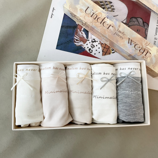 新款 MISS RUILI定制 春季 F1832 包臀简约舒适柔软女士中腰三角内裤