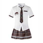 情调火辣COS纯欲风JK制服格子短裙夏季 性感睡衣女款 春秋2026新款