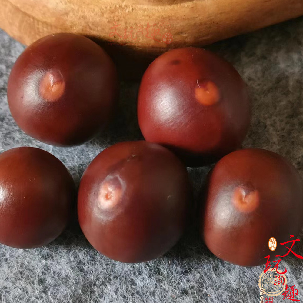 天然太阳子菩提子散珠十八子diy配件文玩手串手链佛珠念珠车挂