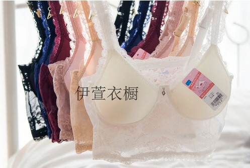 saaisiru外贸原单小胸罩时尚无钢圈运动内衣新款舒适保健美背文胸