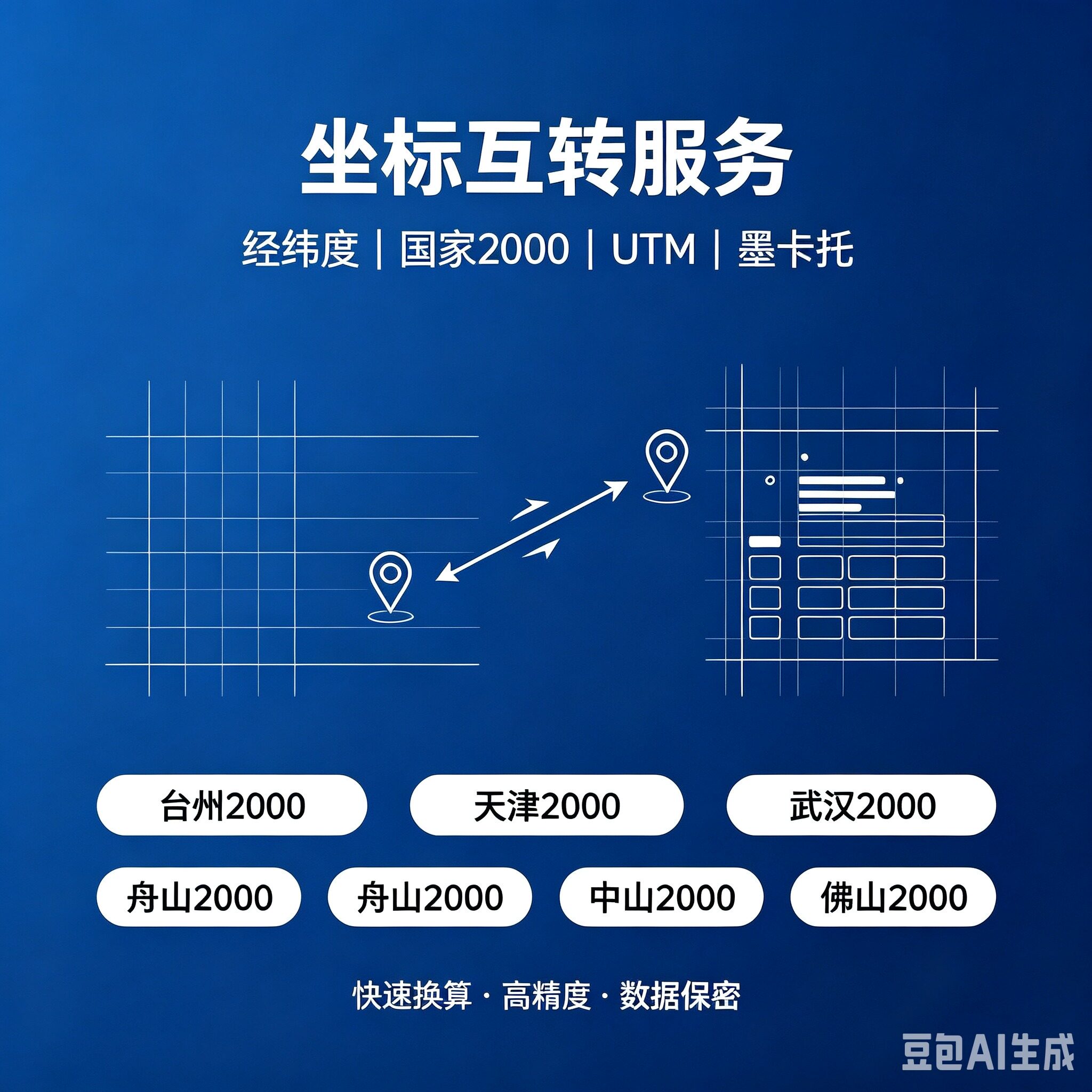 经纬度国家地方2000/UTM/转换