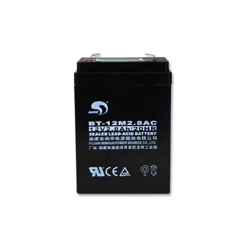 赛特12V2.8AH蓄电池拓牛T1垃圾桶消防安防12V2.3Ah2.6安3a电瓶