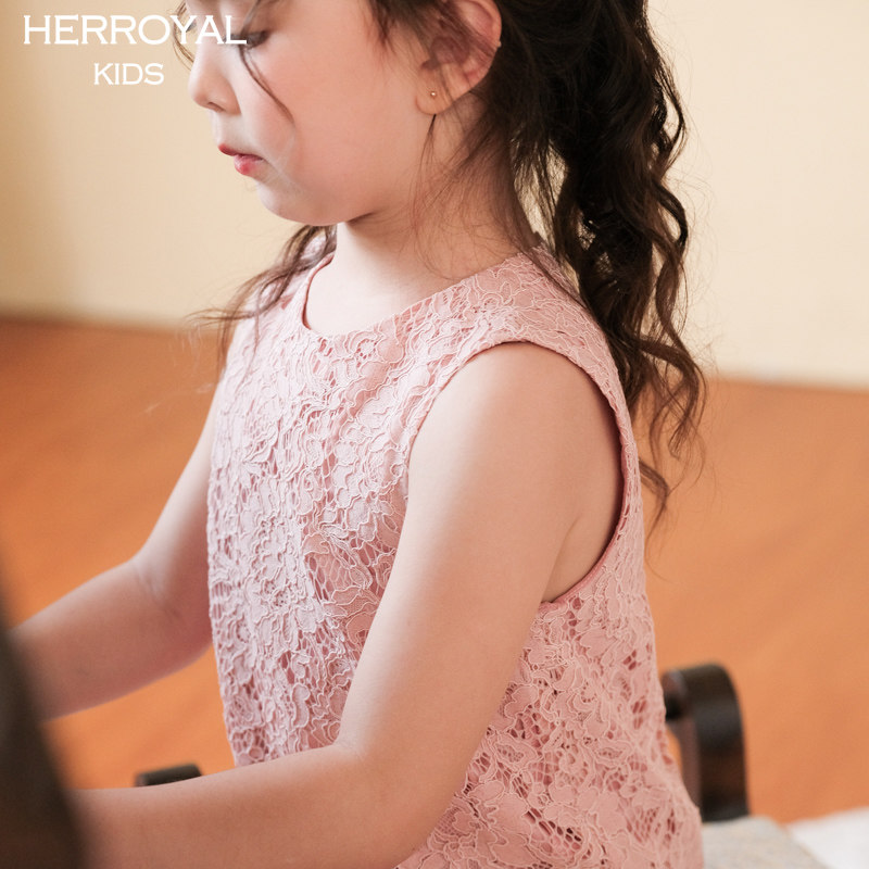 HERROYL优雅礼服裙女童亲子