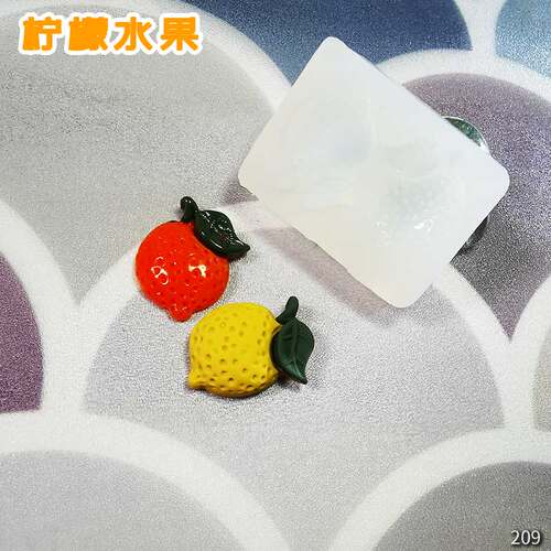 柠檬uv自制食玩翻糖硅胶模具