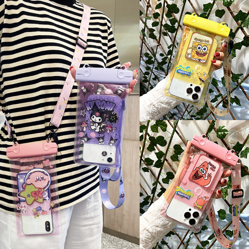 可触屏通用手机防水袋透明游泳