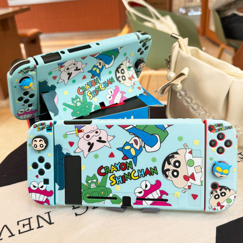 卡通新款任天堂switch保护壳Oled手柄套硅胶ns续航游戏机全包软套