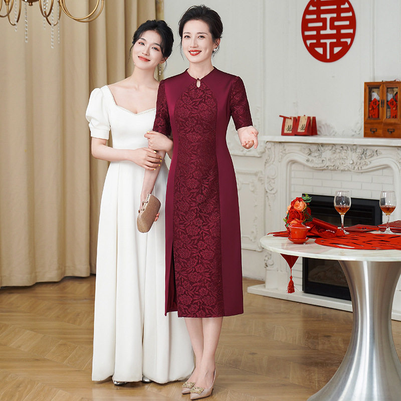 夏季新款改良旗袍女新中式结婚