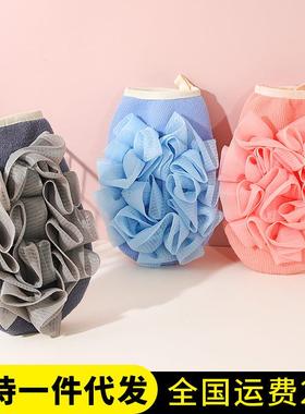 新款双面加厚强力家用搓澡巾成人男女洗澡巾去污神器搓泥搓背手套