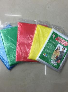 笠王户外徒步雨衣一次性成人雨披PE斗篷男女通用一次性雨披
