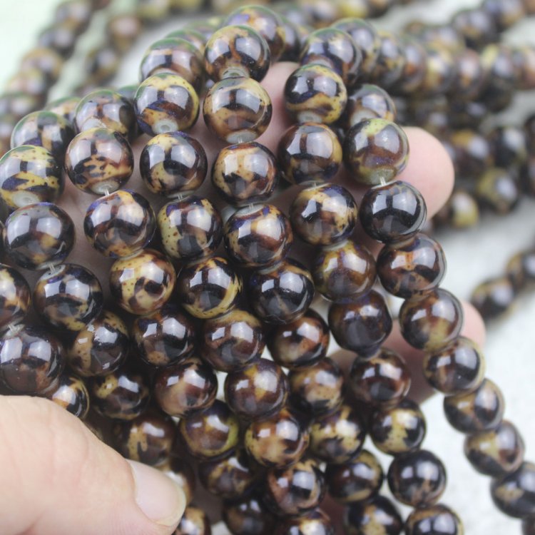 diy配饰手工发簪琉璃珠