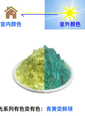 阳光变色防伪紫外线强弱显色材料