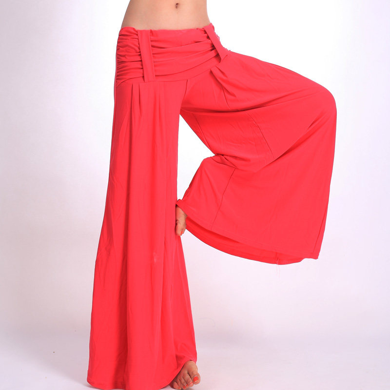 肚皮舞服装 健身跳舞裤子 宽腿裤 阔腿裤子 K07