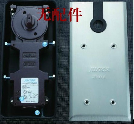 玻璃新款双缸可调力度铸铁二段簧即施妥Ju48铝合金有框门地弹璜