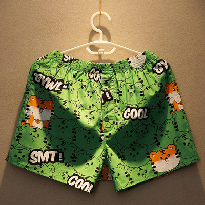 男士纯棉舒适透气宽松卡通阿罗裤