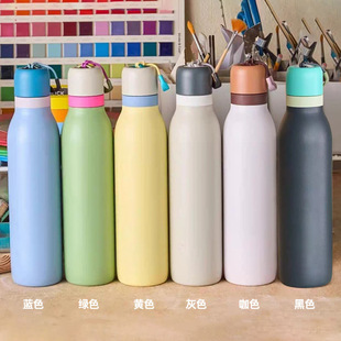 Owala同款 简约颜值不锈钢保温杯马大容量运动水壶户外便携手提杯