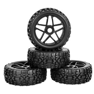 1/8遥控越野车全地形短卡越野rc模型车轮胎 17mm接合器 耐磨胎