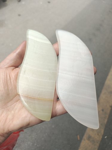 天然阿富汗刮痧板面部全身美容排毒阿富汗玉刮痧神器玉石刮痧板