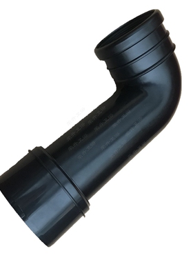 WDI暗装隐藏入墙式水箱排污弯管件出水管冲刷管90转110接头PVC PE